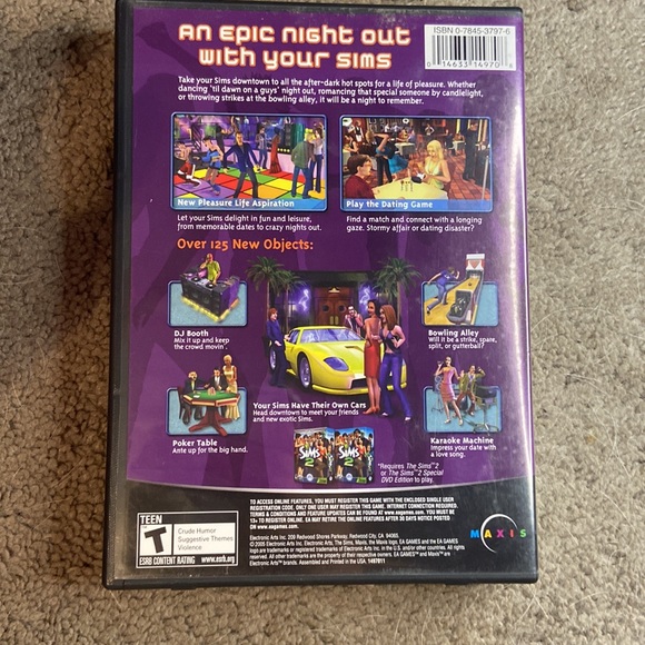 Sims 2 Nightlife Expansion Pack Windows PC EA Games - Picture 4 of 6